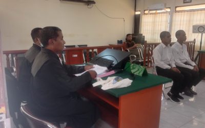 PBHKP Dampingi Para terdakwa Pekerja Sawit dalam Sidang Kasus Pengeroyokan